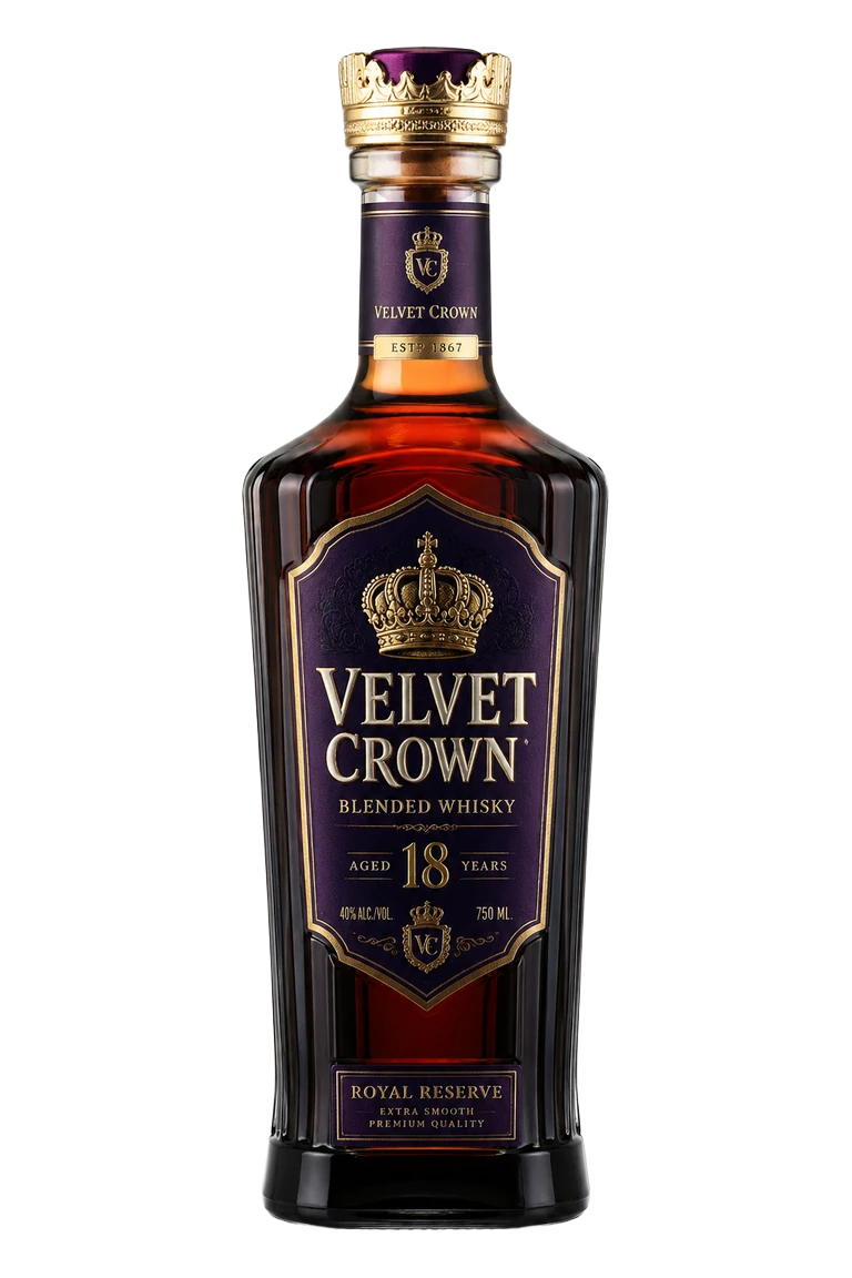 Velvet Crown 18-Year Single Malt Whiskey